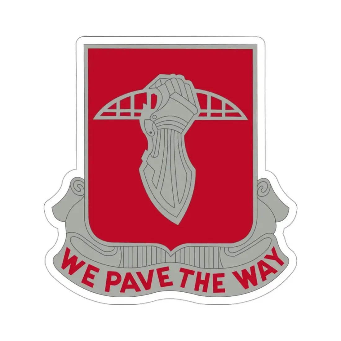 17 Engineer Battalion (U.S. Army) STICKER Vinyl Die-Cut Decal - The Sticker Space