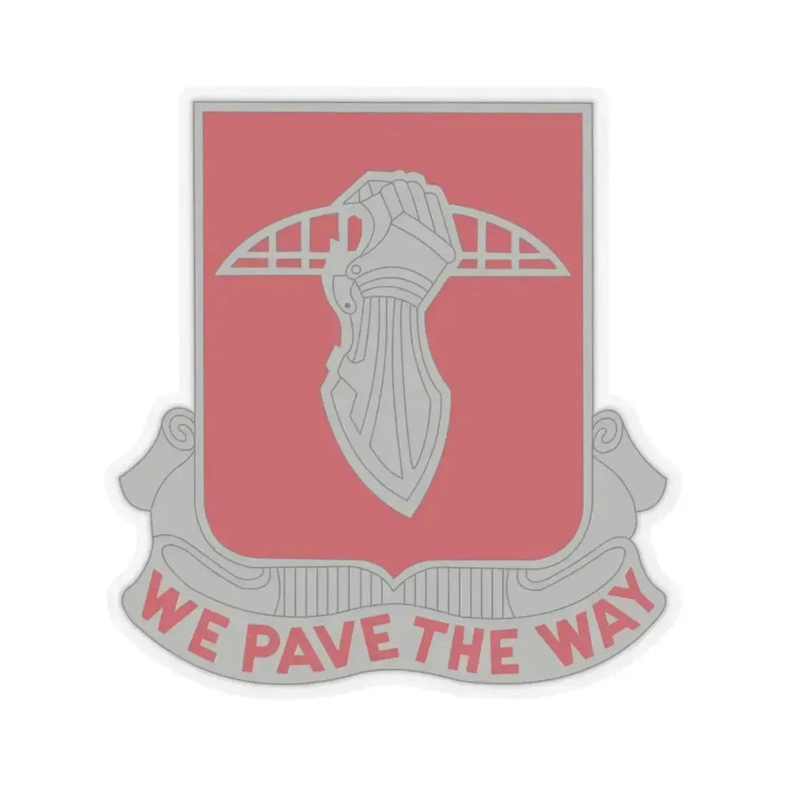 17 Engineer Battalion (U.S. Army) STICKER Vinyl Kiss-Cut Decal 3 Inch Transparent - The Sticker Space