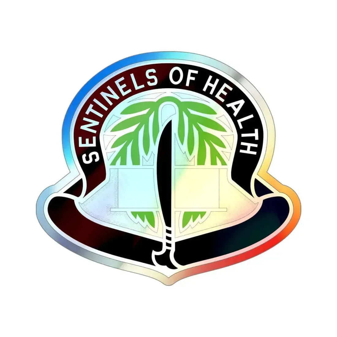 17 Field Hospital (U.S. Army) Holographic STICKER Die-Cut Vinyl Decal 4 Inch Holographic - The Sticker Space
