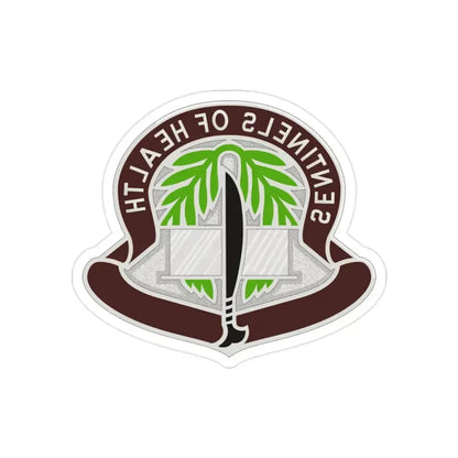 17 Field Hospital (U.S. Army) REVERSE PRINT Transparent Die-Cut STICKER 2 Inch Die-Cut Transparent - The Sticker Space