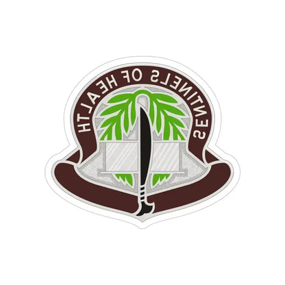 17 Field Hospital (U.S. Army) REVERSE PRINT Transparent Die-Cut STICKER 4 Inch Die-Cut Transparent - The Sticker Space
