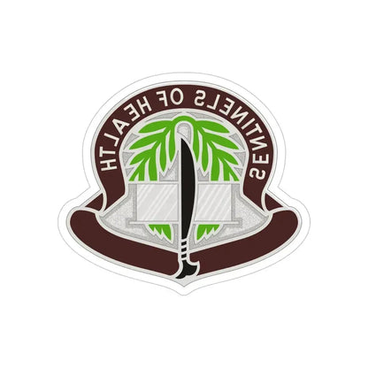 17 Field Hospital (U.S. Army) REVERSE PRINT Transparent Die-Cut STICKER 5 Inch Die-Cut Transparent - The Sticker Space