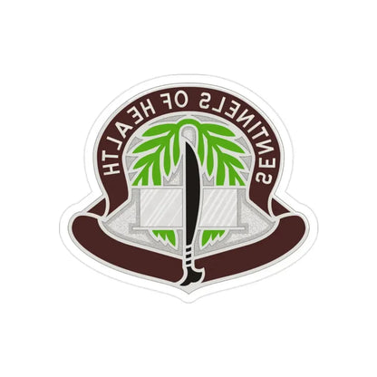 17 Field Hospital (U.S. Army) REVERSE PRINT Transparent Die-Cut STICKER - The Sticker Space