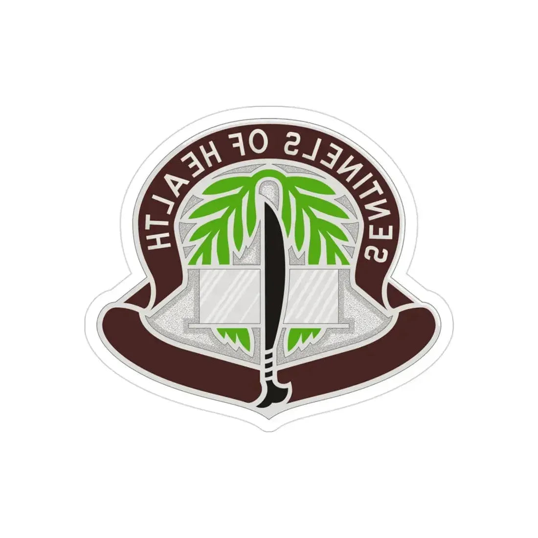 17 Field Hospital (U.S. Army) REVERSE PRINT Transparent Die-Cut STICKER - The Sticker Space