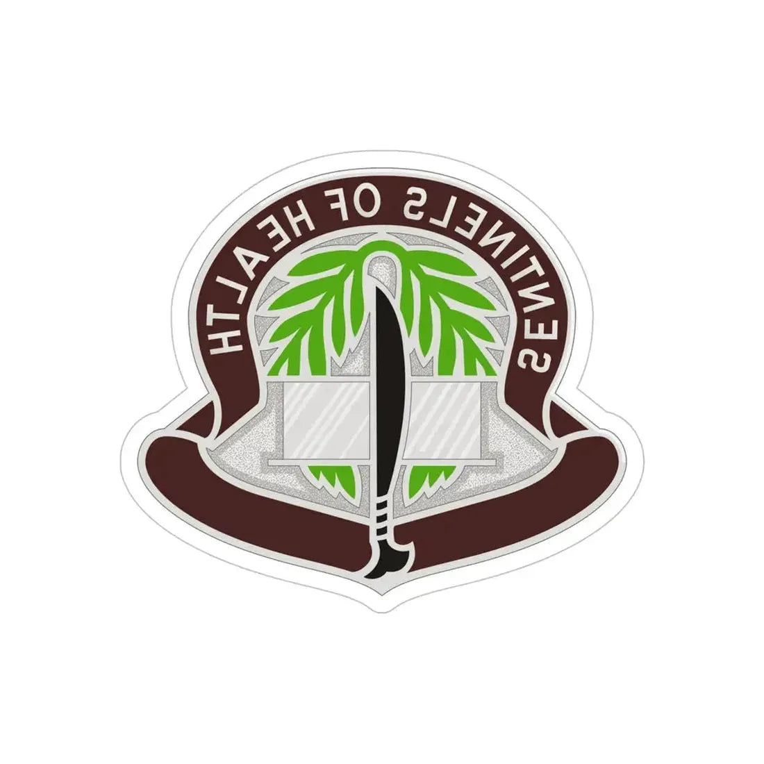 17 Field Hospital (U.S. Army) REVERSE PRINT Transparent Die-Cut STICKER - The Sticker Space