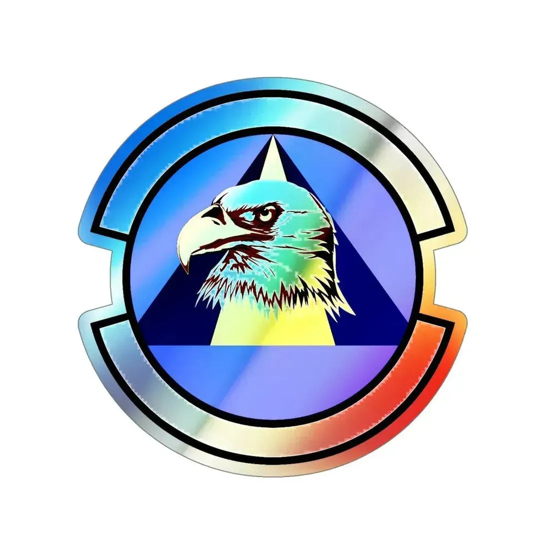 17 Force Support Squadron AETC (U.S. Air Force) Holographic STICKER Die-Cut Vinyl Decal 5 Inch Holographic - The Sticker Space