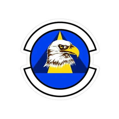 17 Force Support Squadron AETC (U.S. Air Force) REVERSE PRINT Transparent Die-Cut STICKER 2 Inch Die-Cut Transparent - The Sticker Space