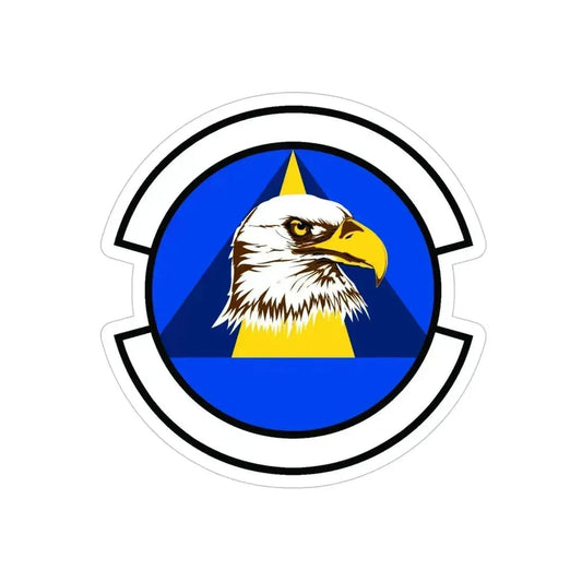 17 Force Support Squadron AETC (U.S. Air Force) REVERSE PRINT Transparent Die-Cut STICKER 6 Inch Die-Cut Transparent - The Sticker Space