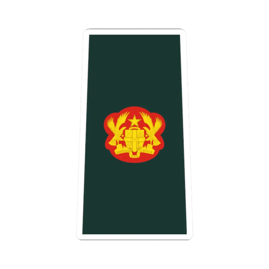 17 Ghana Army CIC (Ghana) (Military Rank) STICKER Vinyl Kiss-Cut Decal 2 Inch White - The Sticker Space