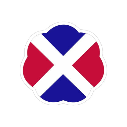 17 Infantry Division (U.S. Army) REVERSE PRINT Transparent Die-Cut STICKER - The Sticker Space