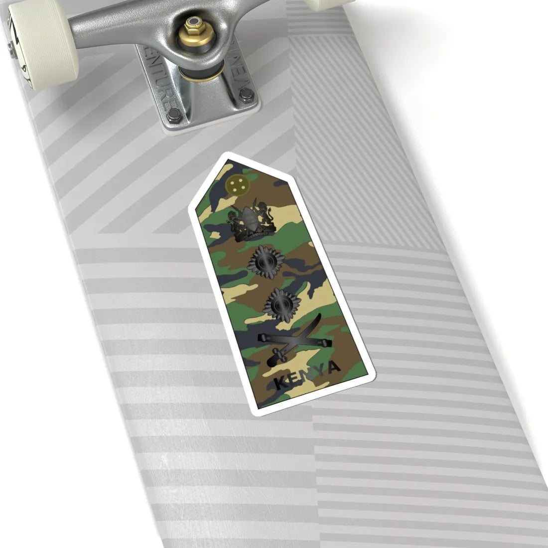 17. Kenyan Army CinC (Kenya) (Military Rank) STICKER Vinyl Kiss-Cut Decal - The Sticker Space