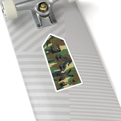 17. Kenyan Army CinC (Kenya) (Military Rank) STICKER Vinyl Kiss-Cut Decal - The Sticker Space