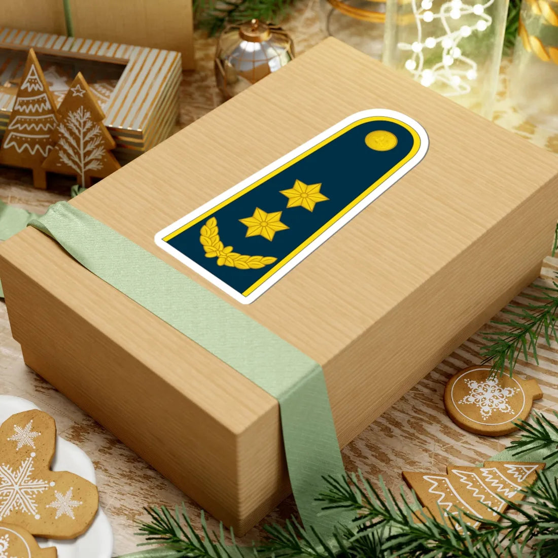 17 Lithuania Air Force LTC (Lithuania) (Military Rank) STICKER Vinyl Kiss-Cut Decal - The Sticker Space