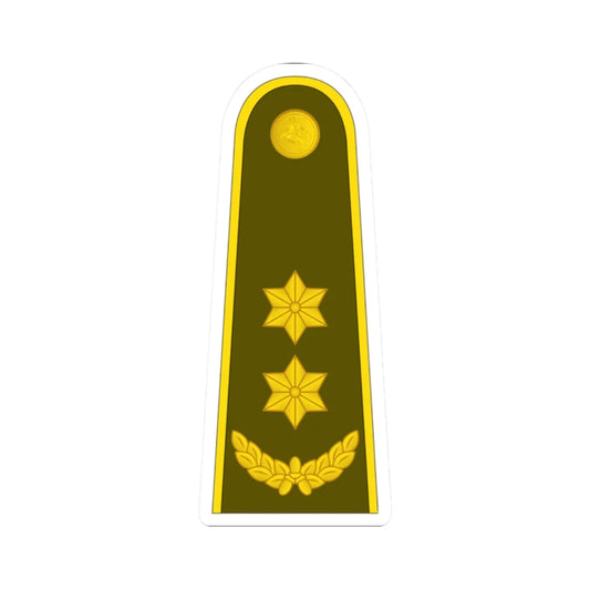 17 Lithuania Army LTC (Lithuania) (Military Rank) STICKER Vinyl Kiss-Cut Decal 2 Inch White - The Sticker Space