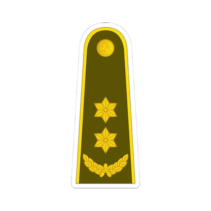 17 Lithuania Army LTC (Lithuania) (Military Rank) STICKER Vinyl Kiss-Cut Decal 4 Inch White - The Sticker Space
