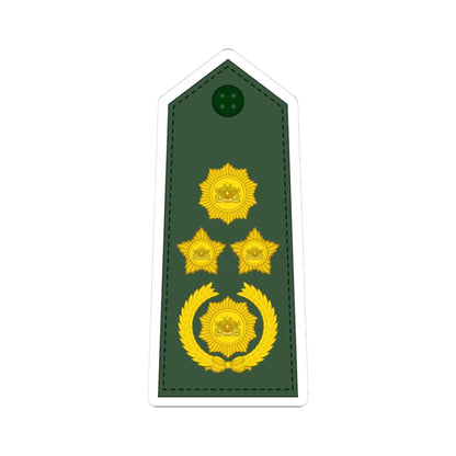 17. Myanmar Army VSGEN (Myanmar) (Military Rank) STICKER Vinyl Kiss-Cut Decal 3 Inch White - The Sticker Space