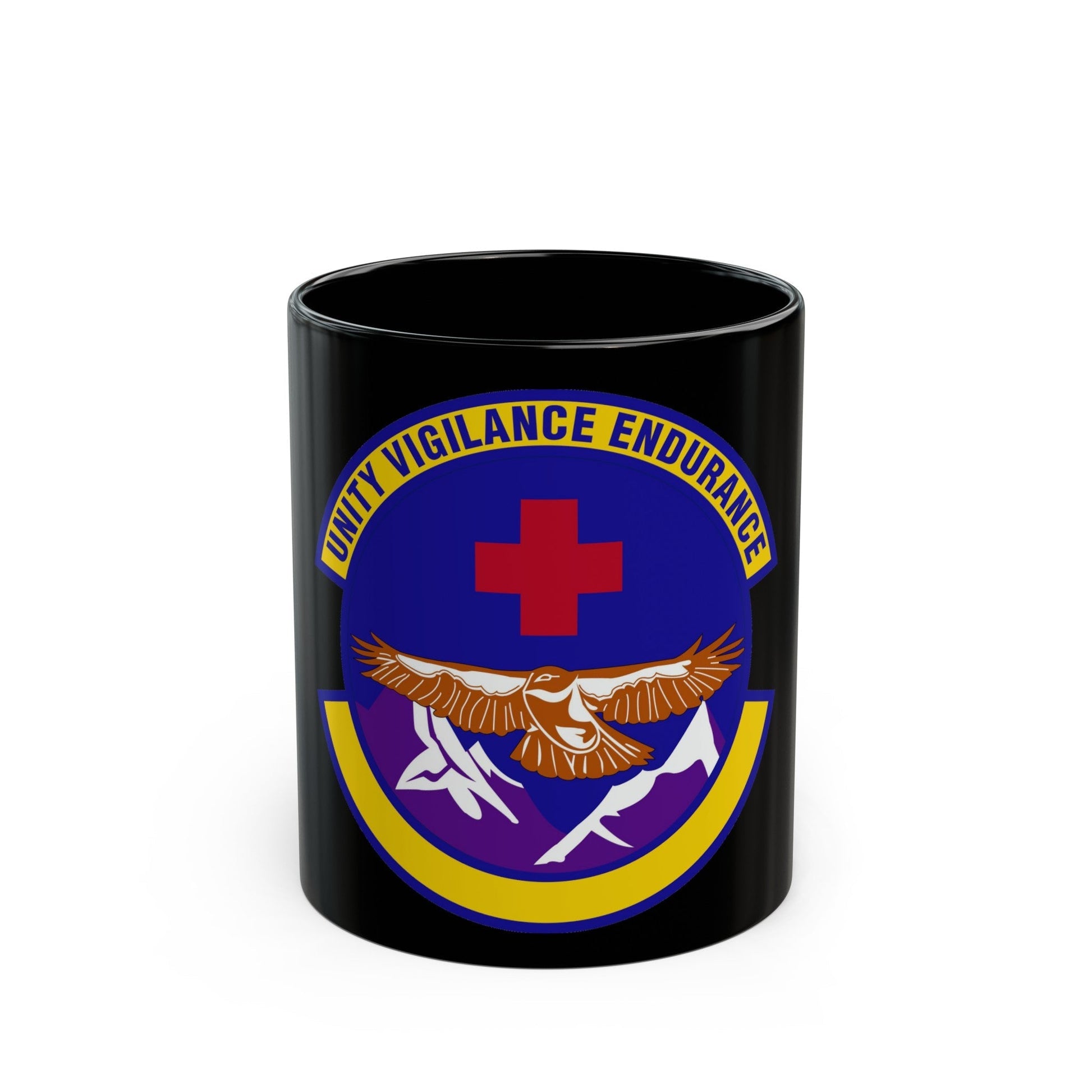 17 Operational Medical Readiness Squadron AETC (U.S. Air Force) Black Coffee Mug-11oz-The Sticker Space