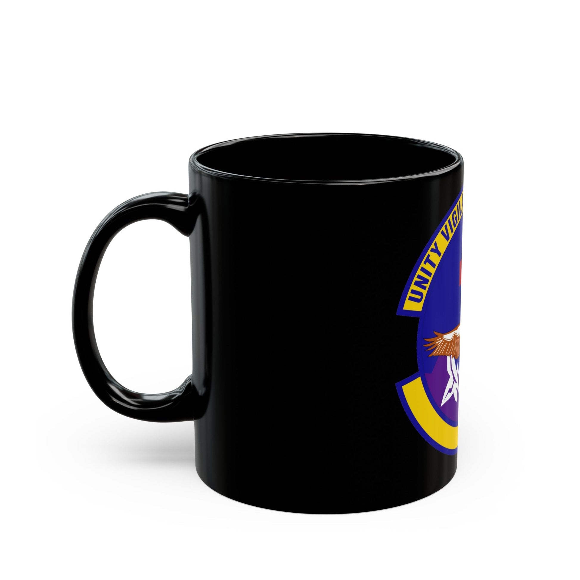 17 Operational Medical Readiness Squadron AETC (U.S. Air Force) Black Coffee Mug-The Sticker Space