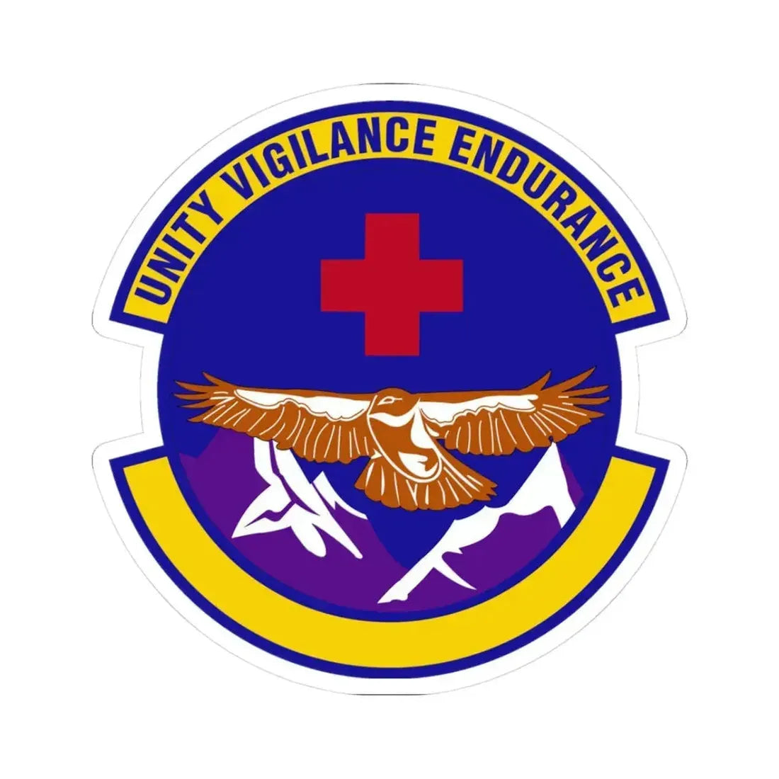 17 Operational Medical Readiness Squadron AETC (U.S. Air Force) STICKER Vinyl Kiss-Cut Decal 3 Inch White - The Sticker Space