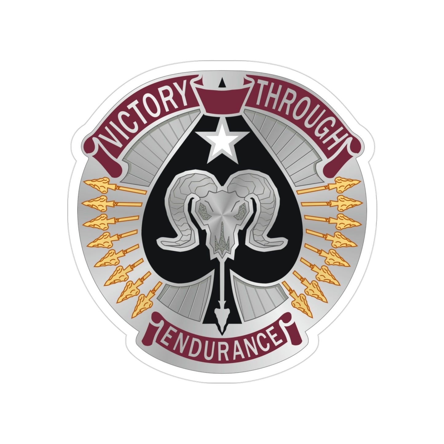 17 Sustainment Brigade 2 (U.S. Army) Transparent STICKER Die-Cut Vinyl Decal-3 Inch-The Sticker Space