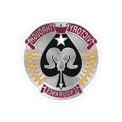 17 Sustainment Brigade 2 (U.S. Army) REVERSE PRINT Transparent Die-Cut STICKER 2 Inch Die-Cut Transparent - The Sticker Space