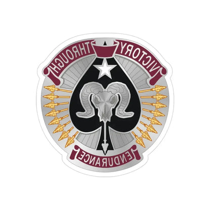 17 Sustainment Brigade 2 (U.S. Army) REVERSE PRINT Transparent Die-Cut STICKER - The Sticker Space