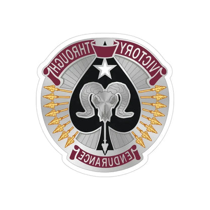 17 Sustainment Brigade 2 (U.S. Army) REVERSE PRINT Transparent Die-Cut STICKER - The Sticker Space