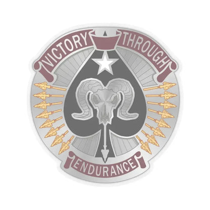 17 Sustainment Brigade 2 (U.S. Army) STICKER Vinyl Kiss-Cut Decal 4 Inch Transparent - The Sticker Space