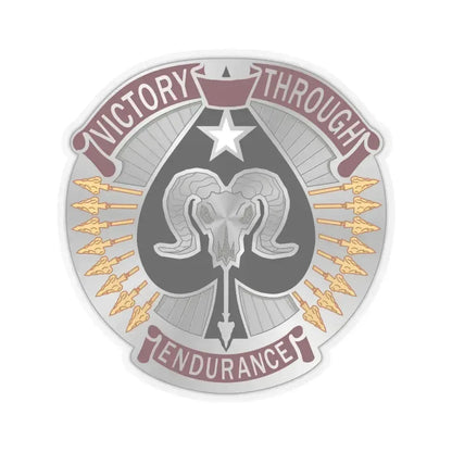 17 Sustainment Brigade 2 (U.S. Army) STICKER Vinyl Kiss-Cut Decal 6 Inch Transparent - The Sticker Space