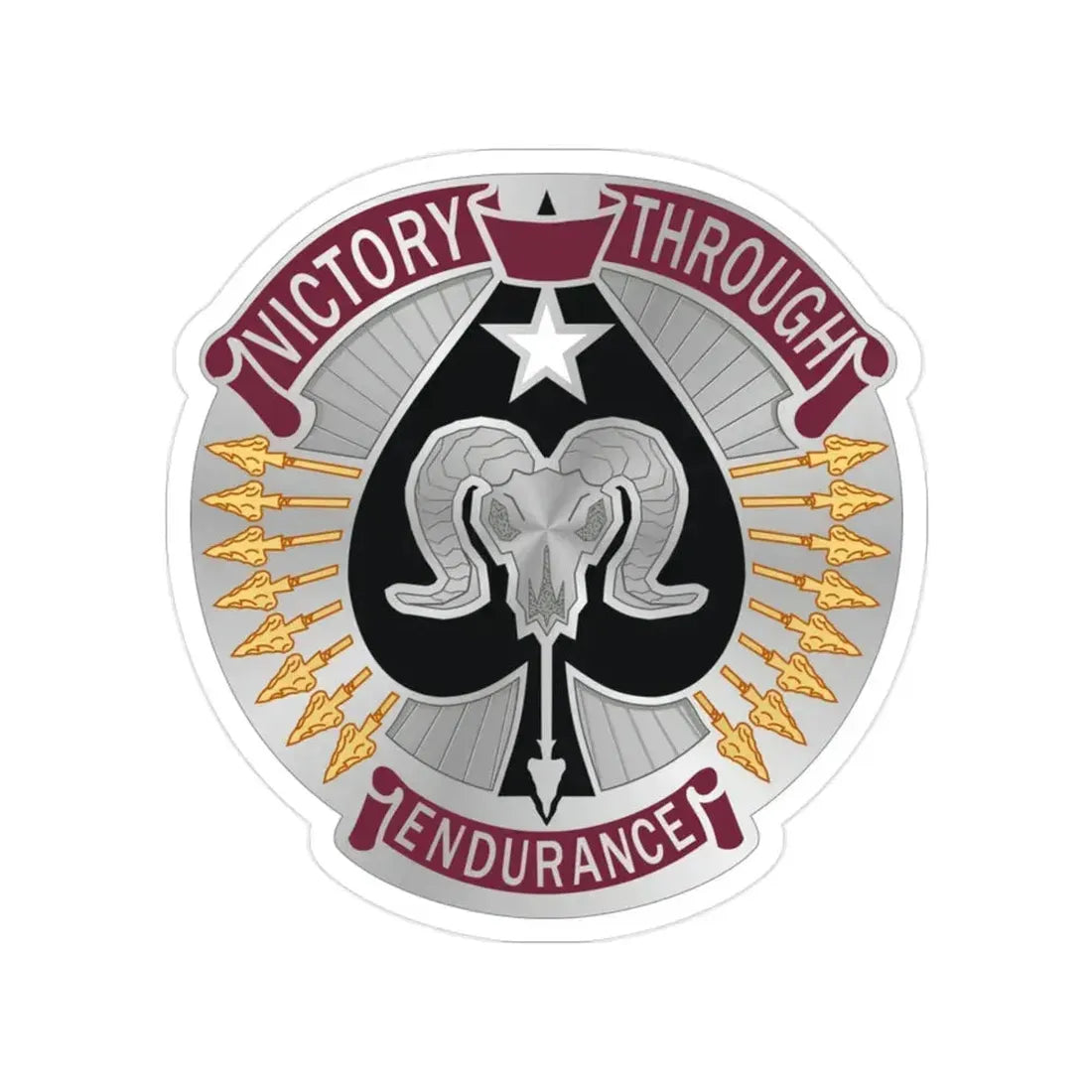 17 Sustainment Brigade 2 (U.S. Army) Transparent STICKER Die-Cut Vinyl Decal 2 Inch - The Sticker Space
