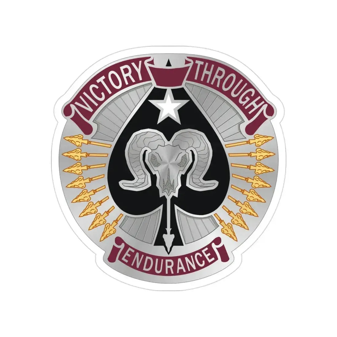17 Sustainment Brigade 2 (U.S. Army) Transparent STICKER Die-Cut Vinyl Decal 3 Inch - The Sticker Space