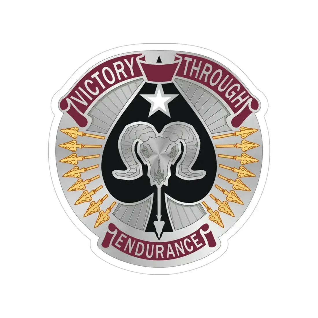 17 Sustainment Brigade 2 (U.S. Army) Transparent STICKER Die-Cut Vinyl Decal 4 Inch - The Sticker Space