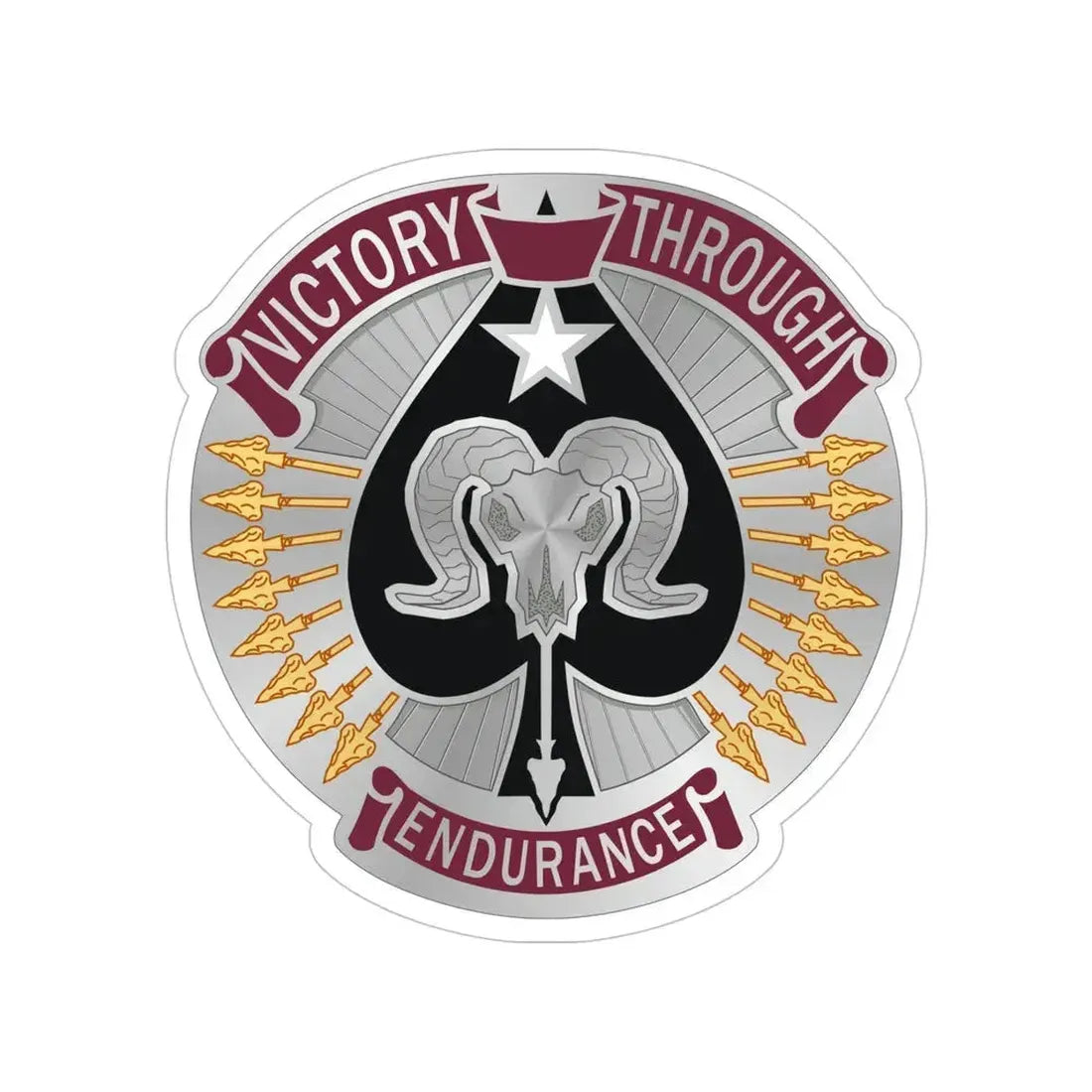 17 Sustainment Brigade 2 (U.S. Army) Transparent STICKER Die-Cut Vinyl Decal 5 Inch - The Sticker Space