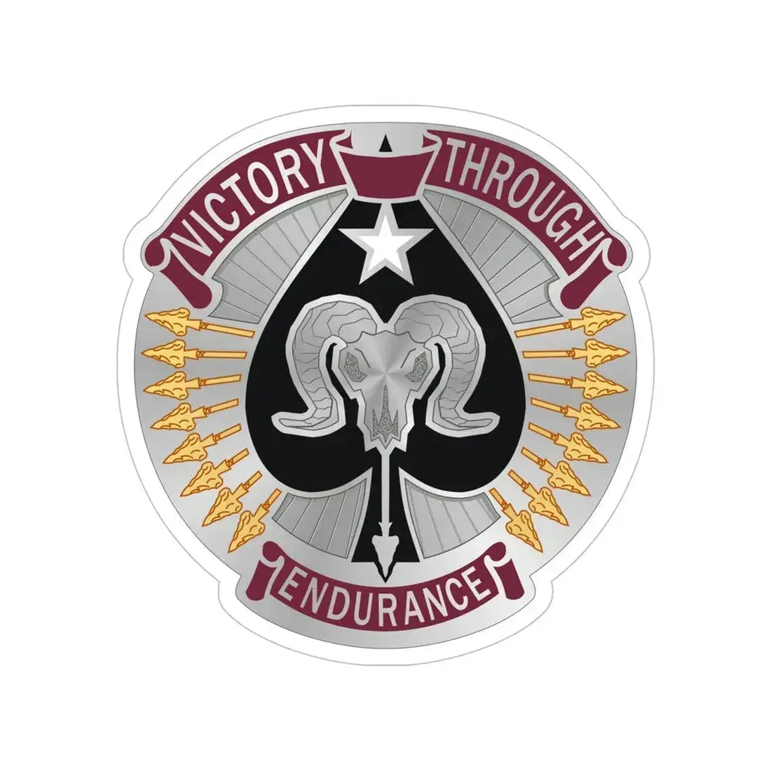17 Sustainment Brigade 2 (U.S. Army) Transparent STICKER Die-Cut Vinyl Decal 6 Inch - The Sticker Space
