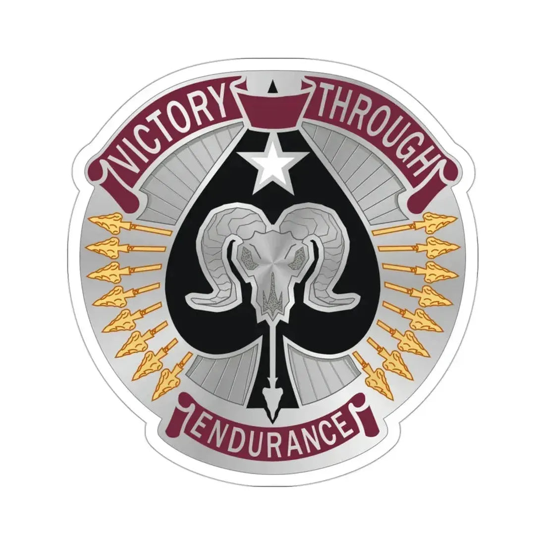 17 Sustainment Brigade v2 (U.S. Army) STICKER Vinyl Die-Cut Decal 3 Inch - The Sticker Space