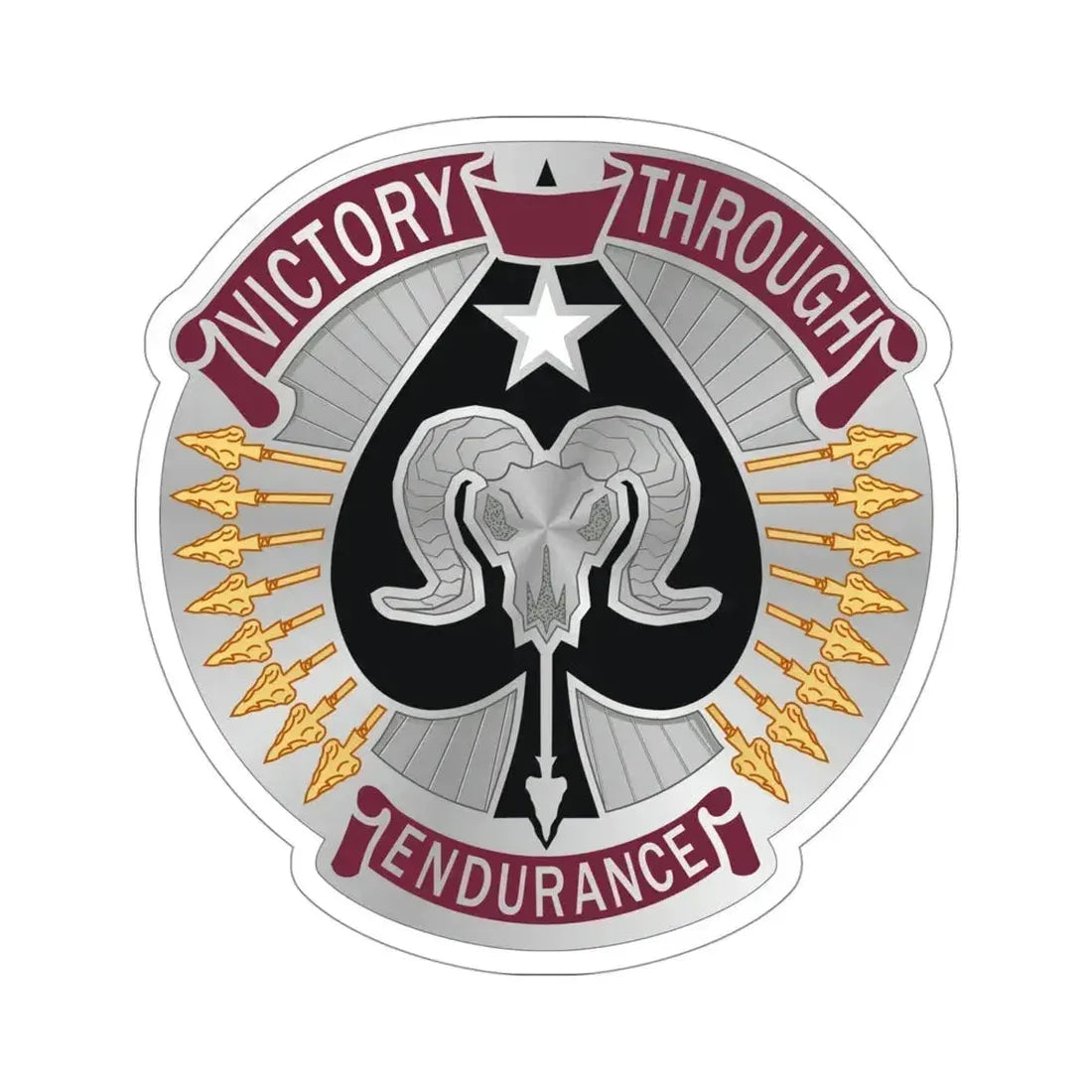 17 Sustainment Brigade v2 (U.S. Army) STICKER Vinyl Die-Cut Decal 4 Inch - The Sticker Space