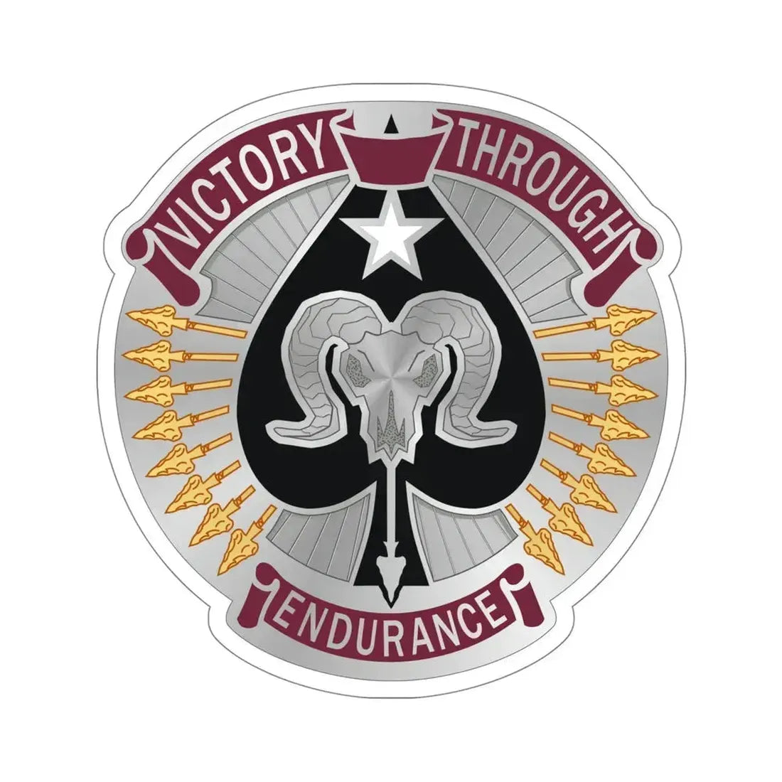 17 Sustainment Brigade v2 (U.S. Army) STICKER Vinyl Die-Cut Decal 5 Inch - The Sticker Space