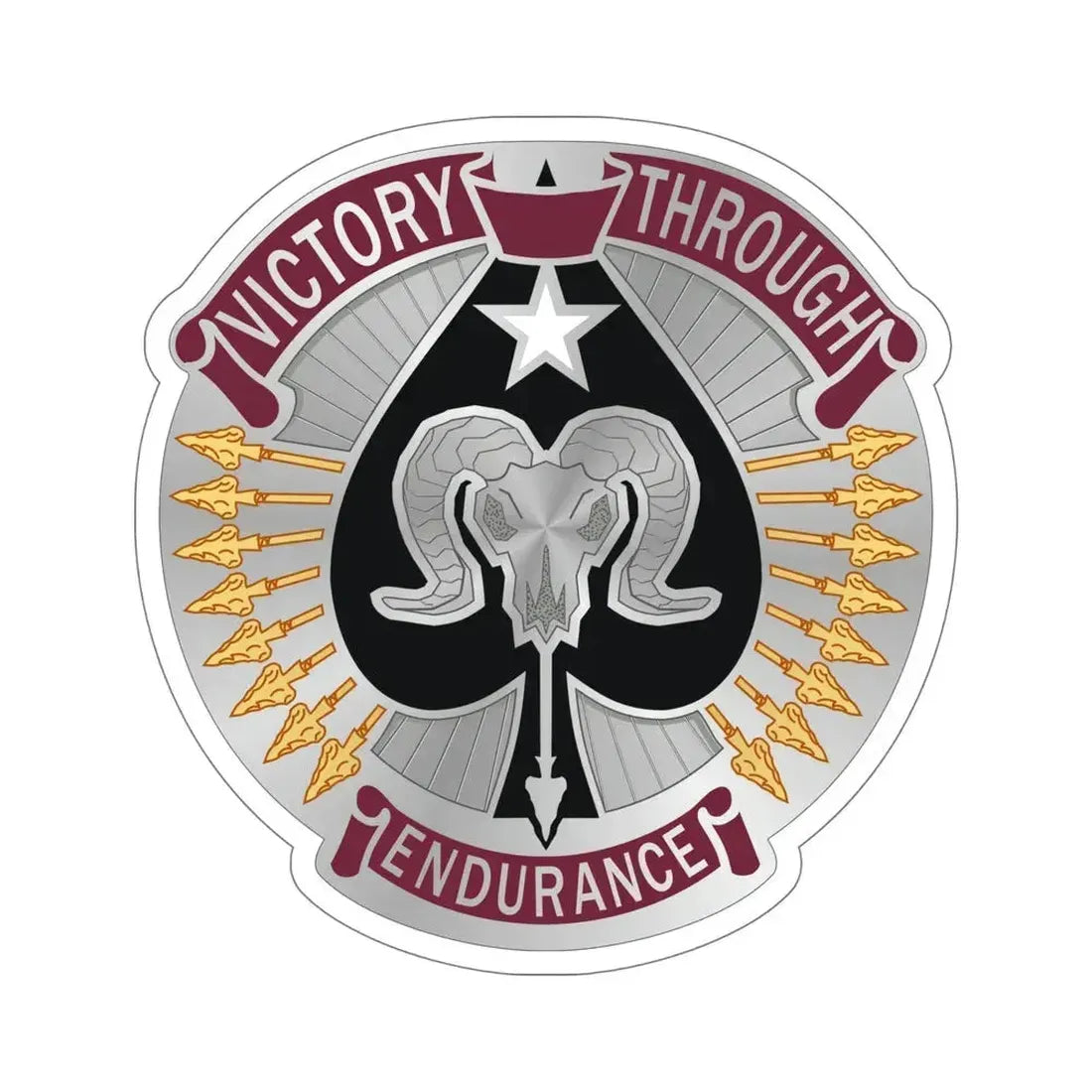 17 Sustainment Brigade v2 (U.S. Army) STICKER Vinyl Die-Cut Decal 6 Inch - The Sticker Space