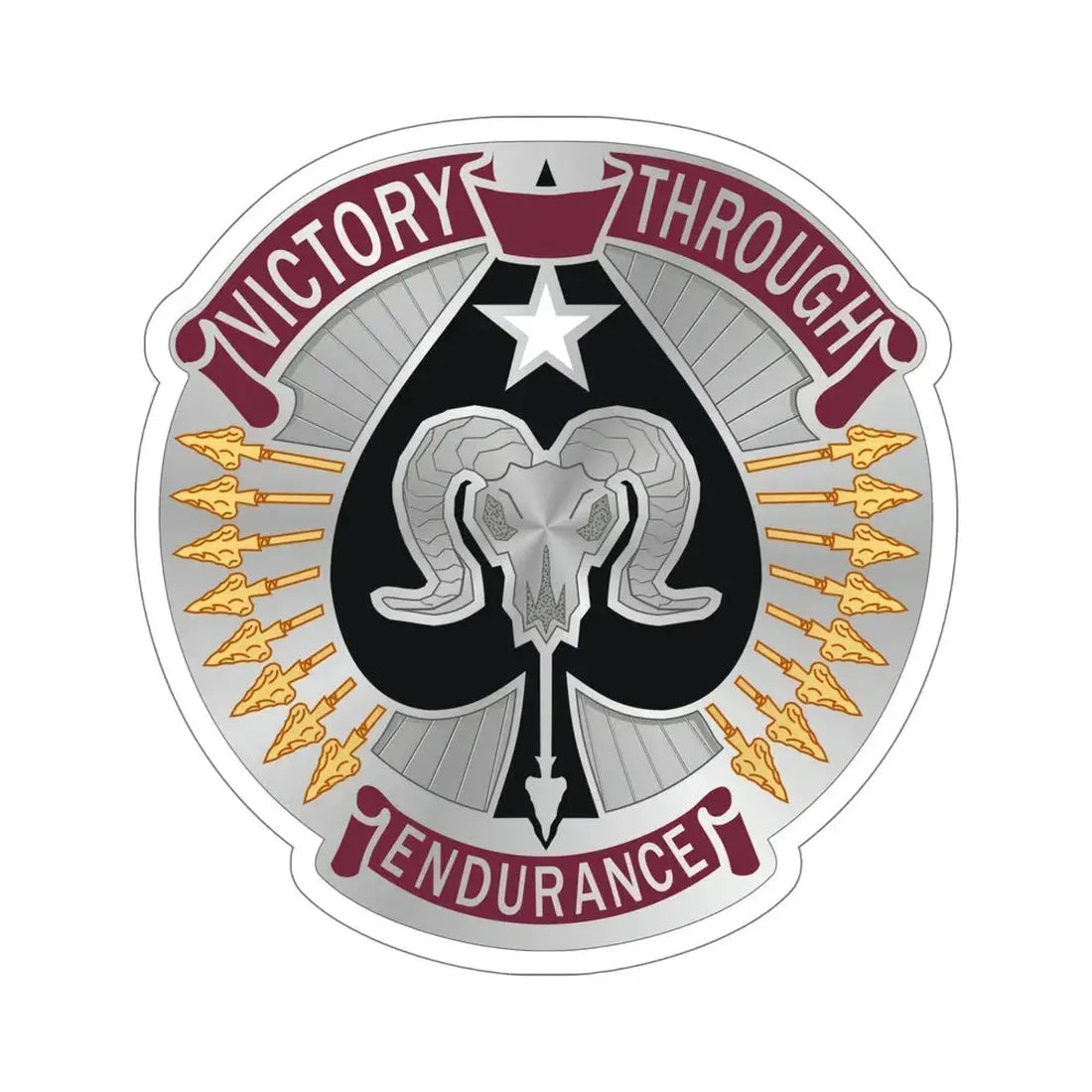 17 Sustainment Brigade v2 (U.S. Army) STICKER Vinyl Die-Cut Decal - The Sticker Space