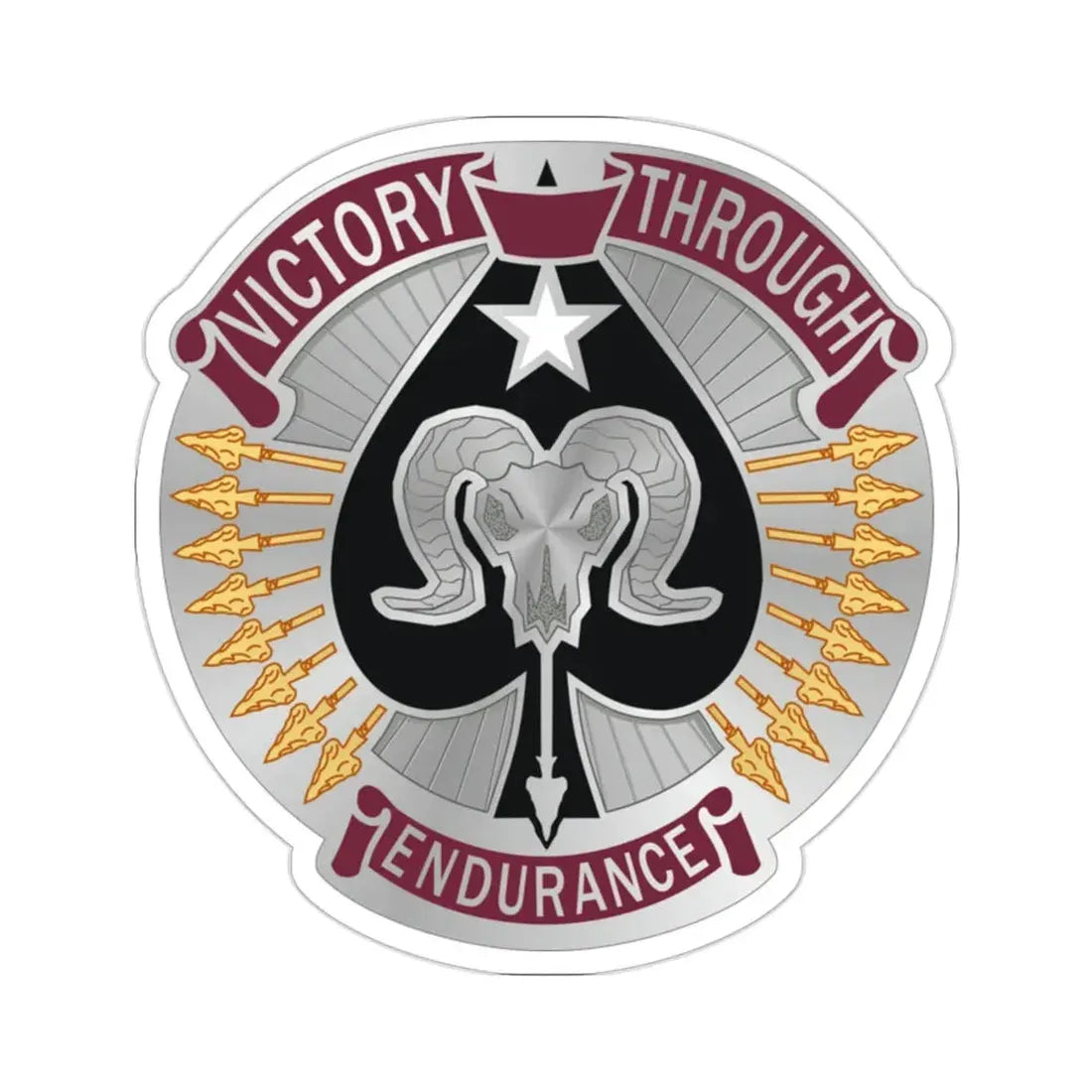 17 Sustainment Brigade v2 (U.S. Army) STICKER Vinyl Die-Cut Decal - The Sticker Space