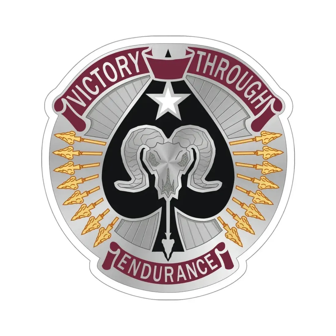 17 Sustainment Brigade v2 (U.S. Army) STICKER Vinyl Die-Cut Decal - The Sticker Space