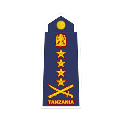 17 Tanzania Air Force GEN (Tanzania) (Military Rank) STICKER Vinyl Kiss-Cut Decal 2 Inch White - The Sticker Space