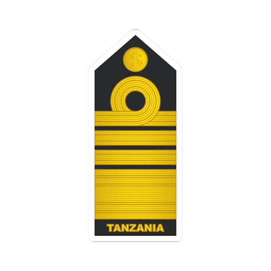 17 Tanzania Navy ADM (Tanzania) (Military Rank) STICKER Vinyl Kiss-Cut Decal 2 Inch White - The Sticker Space