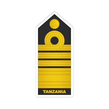 17 Tanzania Navy ADM (Tanzania) (Military Rank) STICKER Vinyl Kiss-Cut Decal 6 Inch White - The Sticker Space