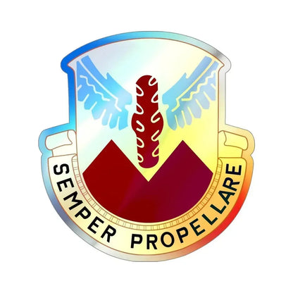 17 Transportation Battalion (U.S. Army) Holographic STICKER Die-Cut Vinyl Decal 4 Inch Holographic - The Sticker Space