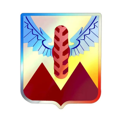 17 Transportation Battalion v2 (U.S. Army) Holographic STICKER Die-Cut Vinyl Decal 2 Inch Holographic - The Sticker Space