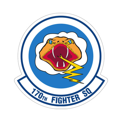 170 Fighter Squadron (U.S. Air Force) STICKER Vinyl Die-Cut Decal-4 Inch-The Sticker Space