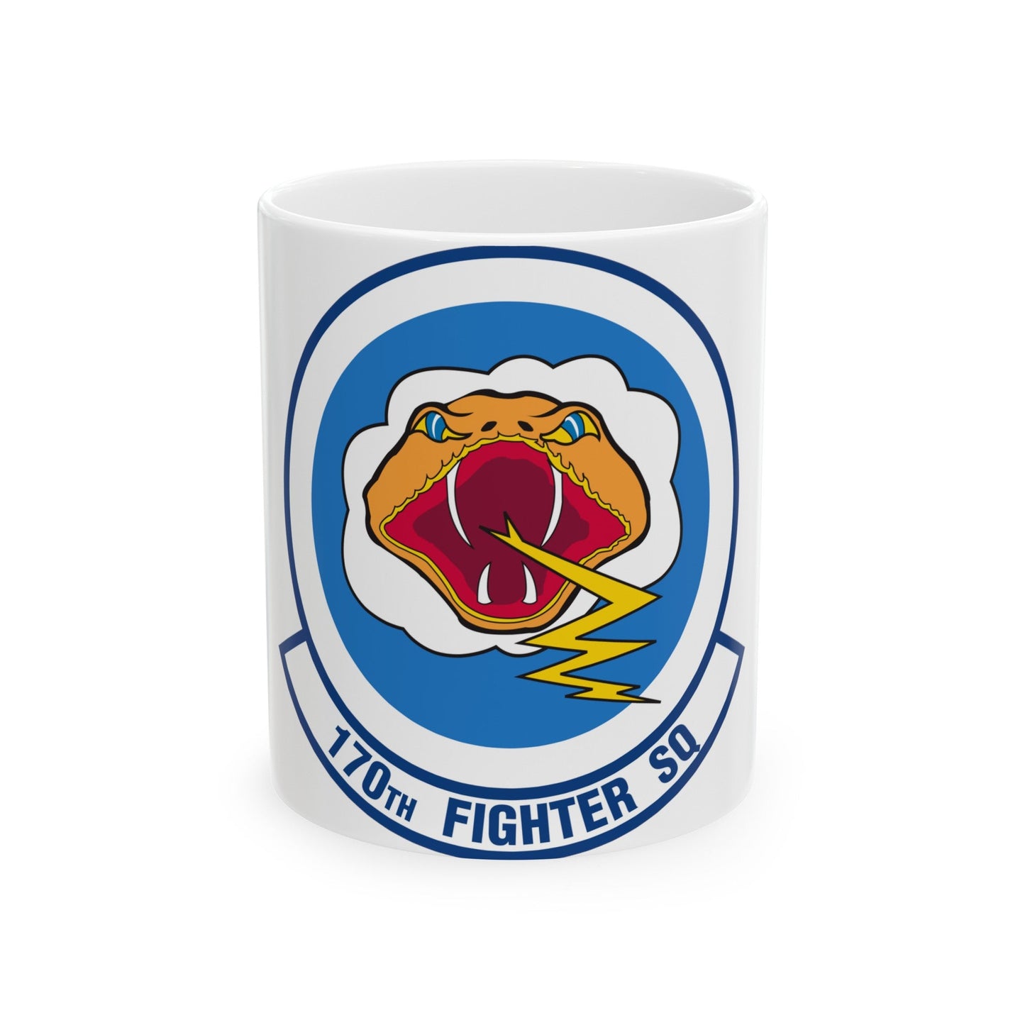 170 Fighter Squadron (U.S. Air Force) White Coffee Mug-11oz-The Sticker Space