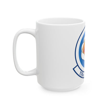 170 Fighter Squadron (U.S. Air Force) White Coffee Mug-The Sticker Space