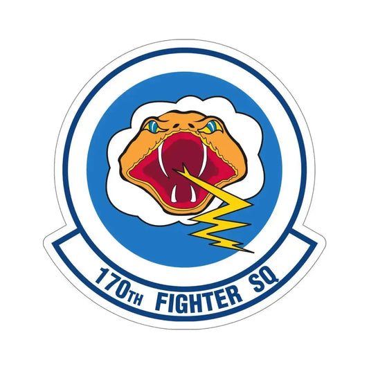 170 Fighter Squadron (U.S. Air Force) STICKER Vinyl Die-Cut Decal 6 Inch - The Sticker Space